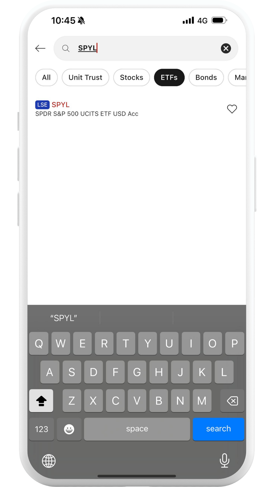 Search ETF
